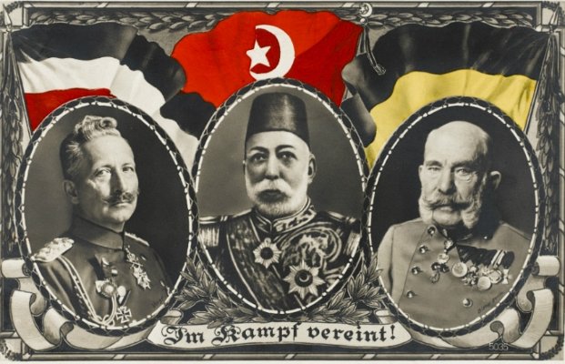 Centrální mocnosti - pohlednice z 1. světové války